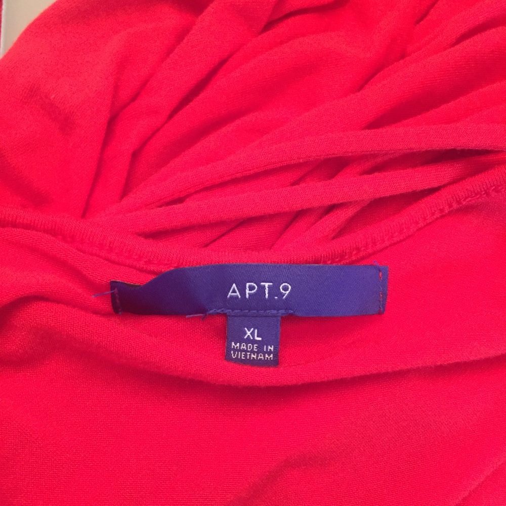 Apt. 9 XL cross cross tank top red blouse workout - Picture 5 of 5